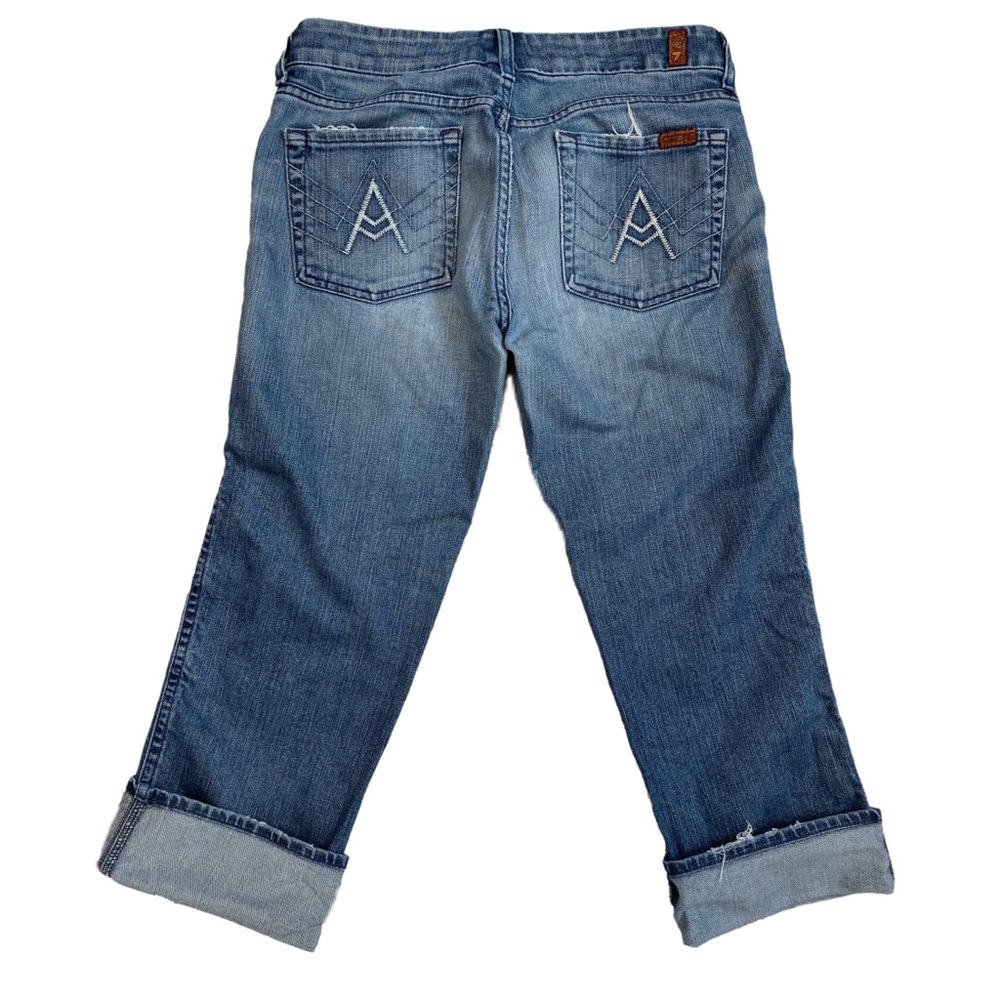 7 For All Mankind A Pocket Crop Jean capris